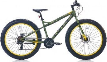 Carraro Fat Bike 26 Jant 21 Vites Yeşil