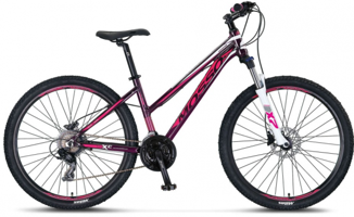Mosso Wildfire H Lady 27.5 Jant 21 Vites Pembe-Siyah Dağ Bisikleti