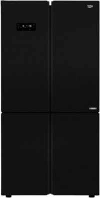 Beko 191625 ESC 4 Kapılı Statik F Enerji Sınıfı 572 lt Siyah Alttan Donduruculu Solo Gardrop Buzdolabı