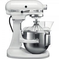 KitchenAid Heavy Duty Hamur Yoğurmalı Çırpıcılı Beyaz Standlı Mikser
