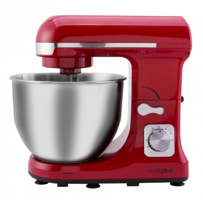 Cookplus Quick Chef 1001 (153.06.09.0787) 1000 W Çırpıcılı Kırmızı Standlı Mikser