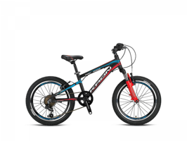 Kron XC100 20 Jant 7 Vites Kırmızı-Siyah Dağ Bisikleti