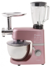 Cookplus Promix EF802 (153.01.01.4406) 1000 W Hamur Yoğurmalı Çırpıcılı Pembe Standlı Mikser