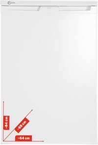 Flavel FLV 1090 Tek Kapılı Statik F Enerji Sınıfı 85 lt Üstten Donduruculu Solo Büro Tipi/Tezgah Altı Buzdolabı