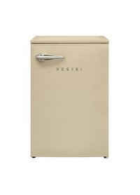 Vestel SB14401 Çift Kapılı Statik F Enerji Sınıfı 121 lt Retro Bej Üstten Donduruculu Solo Buzdolabı