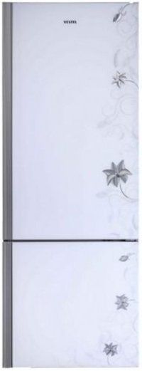 Vestel Design NFK510 CDB Çift Kapılı Nofrost A+ Enerji Sınıfı 455 lt Modern Alttan Donduruculu Solo Kombi Tipi Buzdolabı