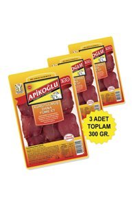 Apikoğlu Kuru Dana Füme 3x100 gr