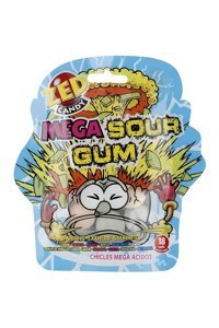 Zed Candy Mega Sour Karışık Aromalı Sakız 18'li 1 Adet