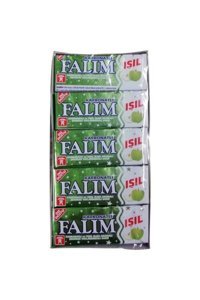 Falım Karbonatlı Elmalı Aromalı Sakız 5'li 20 Adet
