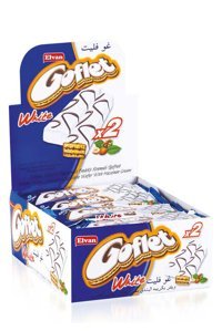 Elvan Beyaz Çikolatalı Gofret 24x28 gr