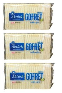 Aktürk Vanilyalı Gofret 3x300 gr