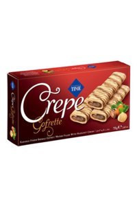 Çizmeci Time Crepe Gofrette Fındıklı Rulo Gofret 10x75 gr