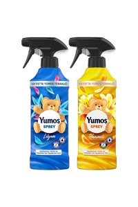 Yumoş Lilyum Hanımeli Kokulu Sprey Çamaşır Parfümü 2x450 ml