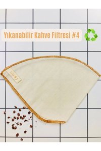Yofu 4 Numara Yıkanabilir Filtre Kahve Kağıdı 3'lü
