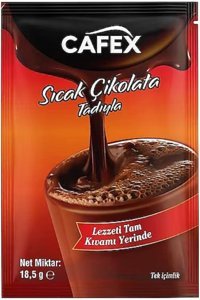 Cafex Sıcak Çikolata 18.5 gr 50'li