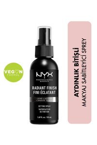 Nyx Professional Makeup Radiant Finish Parlak Makyaj Sabitleyici Sprey 50 ml