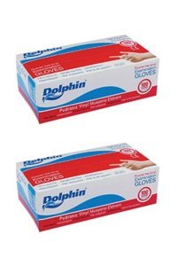Dolphin Medium Temizlik Eldiveni 2x100 Adet