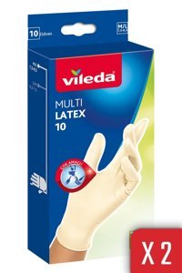 Vileda Medium-Large Temizlik Eldiveni 2x10 Adet