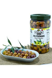 Kavlak Salamura Çizik Yeşil Zeytin Kavanoz 1 kg