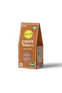 Monn Bio Organik & Vegan Fındıklı Kakaolu Bisküvi 60 gr