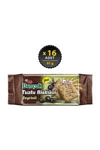 Eti Burçak Zeytinli Bisküvi 16x91 gr