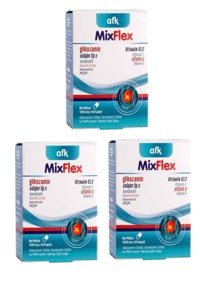 Afk Mixflex Kolajenli Glukozamin Kapsül 3x60 Adet