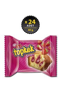Eti Topkek Çilekli Kek 24x60 gr