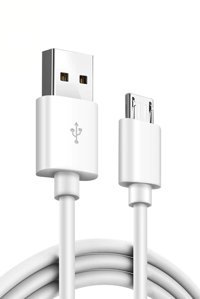 Dat Samsung Galaxy Micro Usb Kablolu Hızlı Şarj Muadil Şarj Aleti Beyaz