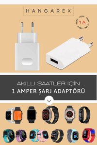 Hangarex USB Kablolu 1 Amper Muadil Şarj Aleti Beyaz