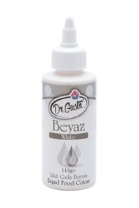 Dr. Gusto Beyaz Su Bazlı Sıvı Gıda Boyası 115 gr