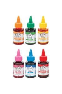 Dr. Gusto Kırmızı Mavi Pembe Sarı Turuncu Yeşil Sıvı Gıda Boyası 6x10 ml