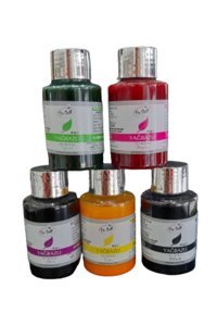Dr. Gusto Pembe Yeşil Mor Siyah Sarı Yağ Bazlı Sıvı Gıda Boyası 5x50 gr