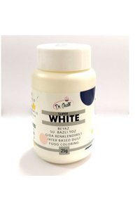 Dr. Gusto Beyaz Su Bazlı Toz Gıda Boyası 25 gr