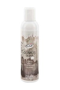 Dr. Gusto Gümüş Sprey Gıda Boyası 250 ml