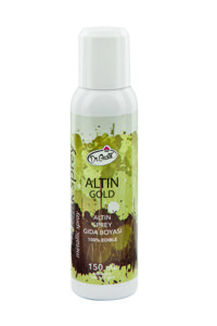 Dr. Gusto Altın Sprey Gıda Boyası 150 ml
