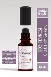 Ervalinn Natural Aydınlatıcı Kırışıklık Karşıtı Göz Altı Torba Karşıtı Gece Gündüz Serumu 10 ml