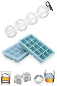 May Home Kare Şekilli Silikon Renkli Buz Kalıbı