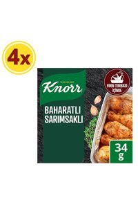 Knorr Sarımsaklı Tavuk Çeşnisi 4x34 gr