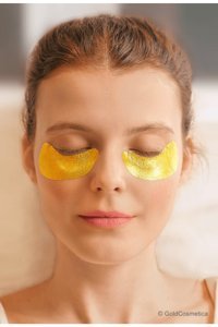 Jimena Natural 24K Gold Göz Altı Kağıt Maske 2 Adet