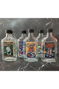 Coldbrewtrend Cam 6x200 ml Plastik Kapaklı Sürahi