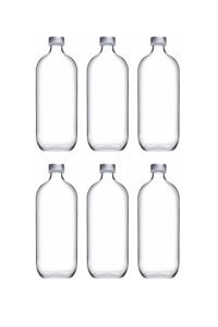 Paşabahçe Iconic Cam 6x1 lt Metal Kapaklı Sürahi