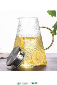 Rossel Premium Cam 1.8 lt Metal Kapaklı Sürahi