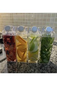 Gelinhomes Plastik 500 ml Plastik Kapaklı Sürahi