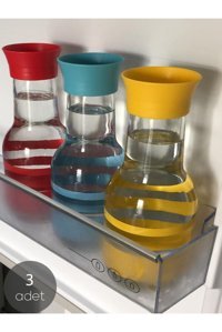 Hane Cam 3x1 lt Plastik Kapaklı Karaf