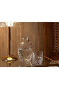 Madame Coco Audrey Cam 525 ml Cam Kapaklı Başucu Sürahisi