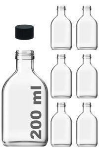 Hba Art Craft Cam 6x200 ml Plastik Kapaklı Sürahi