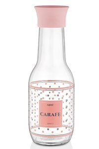 Hane Cam 1 lt Plastik Kapaklı Karaf