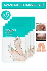 Wonder Foot Ölü Deri-Çatlak Çorap Tipi Ayak Peeling Maskesi 5 Adet