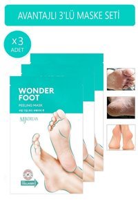 Fortrek Ölü Deri-Çatlak Soyulan Çorap Tipi Ayak Peeling Maskesi 3 Adet