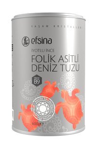 Efsina İyotlu Toz Deniz Tuzu Kutu 600 gr